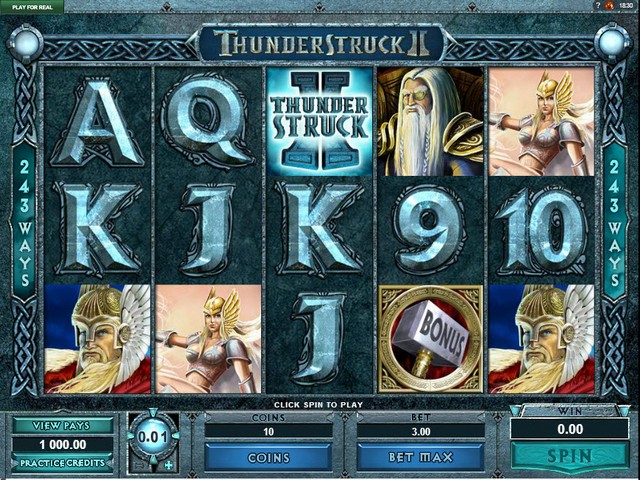Thunderstruck II Slot Game big