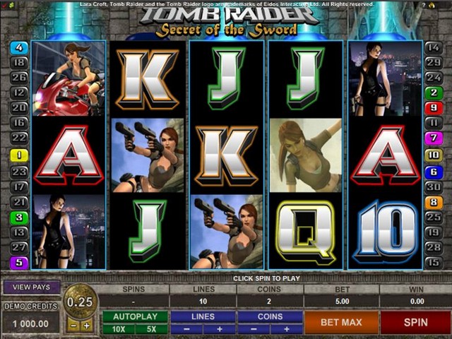 Tomb Raider Slot Game big